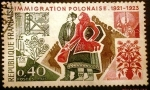Stamps France -  50º aniversario de la Inmigración Polaca 