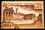 Stamps France -  Palacio de los Duques de Bourgogne, en Dijon 