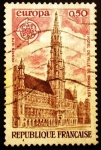 Stamps France -  Europa C.E.P.T. Gran Plaza de Bruselas