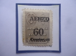 Stamps Ecuador -  Timbre Consular de $5 para uso Postal sobrestampado con 60 Ctvs. Año 1954
