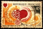 Stamps France -  Mes mundial del corazón 