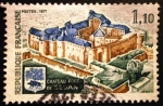 Stamps France -  Castillo Fuerte de Sedán 