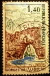 Stamps France -  Garganta de Ardèche 