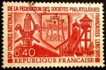 Stamps France -  43º Congreso de la Federación de sociedades filatélicas 