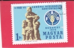 Sellos de Europa - Hungra -  Regional FAO Congreso, Budapest