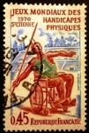 Stamps France -  Juegos mundiales de discapacitados físicos. Saint-Etienne 