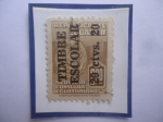 Stamps Ecuador -  Timbre Escolar-Tax Obligatorio - Educacióin- Sello de 20 Ctvs. Sobre 2$, año, 1951.