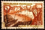 Stamps France -  Turismo. Pantano de Vouglans (Jura) 