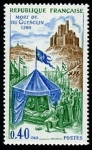 Stamps France -  Muerte de Du Guesclin 