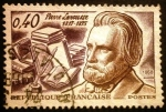 Stamps France -  Conmemoración de Pierre Larousse 1817-1875 
