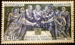 Sellos de Europa - Francia -  Hugues Capet y el Rey de Francia 