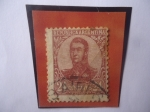 Stamps Argentina -  José Francisco de San Martín (1778-1850)-Serie: General San Martín-1908-1909-Sello de 24 Ct.Año 1909