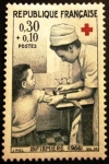 Stamps France -  Cruz Roja Francesa. Enfermera