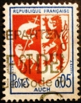 Stamps France -  Escudos de ciudades. Auch