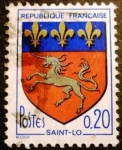 Sellos de Europa - Francia -  Escudo de ciudades. Escudo de Saint Lo