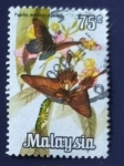 Stamps : Asia : Malaysia :  Mariposas
