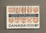 Stamps Canada -  Autopista transcanadiense