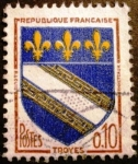 Stamps France -  Escudo de Troyes 