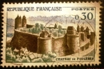 Stamps France -  El Castillo de Fougères 