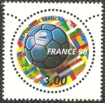 Stamps : Europe : France :  3139 - copa del mundo de futbol