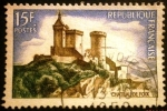 Stamps France -  Castillo de Foix  