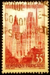 Stamps France -  Catedral de Rouen 