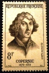 Stamps France -  Celebridades extranjeras. Nicolás Copérnico  