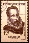 Stamps France -  Celebridades extranjeras. Cervantes