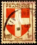 Sellos de Europa - Francia -  Escudo de Saboya