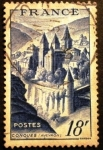 Stamps France -  Abadía de Conques (Aveyron)