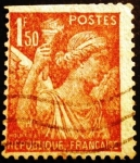 Stamps France -  Iris 