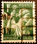 Stamps : Europe : France :  Iris