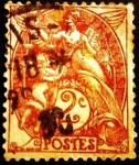 Stamps France -  Alegoría. Tipo Blanche 