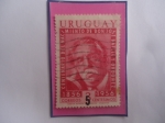 Stamps Uruguay -  Don José Batlle y Ordoñez (1856-1929)Presidente (1911/15)-Centenario del Nacimiento (1856-1956)