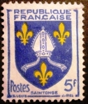 Sellos de Europa - Francia -  Escudo de Saintonge