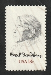 Sellos de America - Estados Unidos -  1184 - Centº del nacimiento del poeta del pueblo Carl Sandburg
