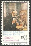 Stamps Turkey -  centenario del descubrimiento de la vacuna antirabica