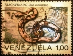 Stamps Venezuela -  Serpientes. Boa constrictor