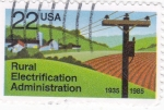 Stamps United States -  50 ANIVERSARIO ELECTRIFICACIÓN RURAL 