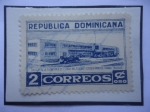 Sellos de America - Rep Dominicana -  Edificio de la Secretaría de Estado del Tesoro y Crédito Publico, Ciudad Trujillo- 2Ctvs. Año 1953.
