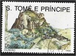 Sellos de Africa - Santo Tom� y Principe -  Pintores 1990, Paisaje, de Durer.