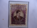 Stamps Nicaragua -  Luis Anastacio Zomoza Debayle (1922-1967)-Presidente 1957 1963-