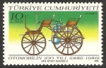 Stamps Turkey -  centenario del automovil