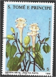 Stamps S�o Tom� and Pr�ncipe -  Plantas medicinales 2007, Datura metel