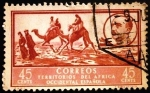 Stamps : Europe : Spain :  África Occidental. Temas típicos saharauis