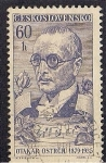 Stamps Czechoslovakia -  Otakar Ostrcil