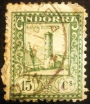 Stamps Andorra -  Administración Española. Paisajes. Santa Coloma