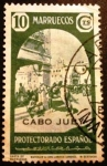 Stamps Spain -  Cabo Juby. Sellos de Marruecos Español 1937-1948. Sobreimpresos.