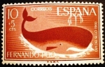 Stamps Spain -  Fernando Poo. Día del sello. Cachalote