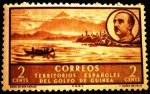 Stamps Spain -  Guinea española. Paisajes. San Carlos